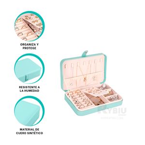 Joyero Organizador para Señoritas Color Celeste