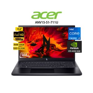 Laptop Acer Nitro V 15 ANV15-51-711U Intel Core I7-13620H 16GB Ram 512GB SSD 15.6” FHD 144 HZ