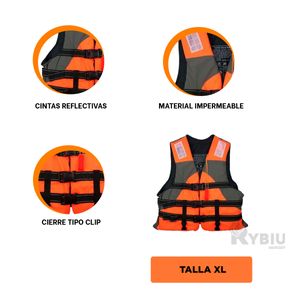 Chaleco Flotador Resistente Para Adultos Talla XL Y+Agendita