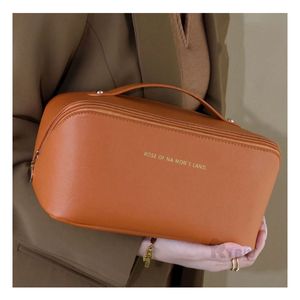 Cosmetiquero Sofisticado para Mujer Marron Y+Papel de Regalo