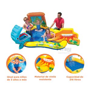 Centro de Juego Inspirador en Dinos en Multicolor Y+Stickers