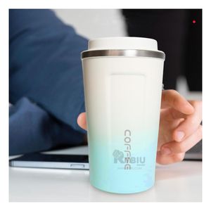 Vaso con Medicion de Calor de Color Blanco Y+Papel de Regalo