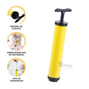 Succionador para Bolsas al Vacio Color Amarillo Y+Agendita