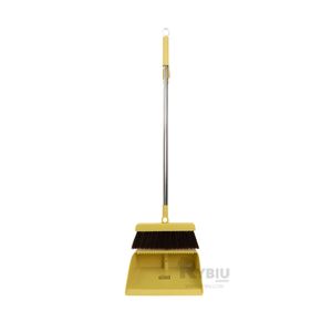 Escoba Multifuncional para el Hogar de Amarillo Y+Stickers