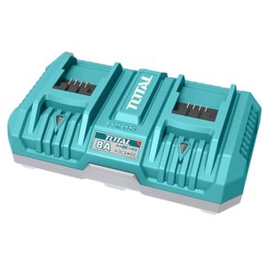 Cargador rapido 8ah doble para bateria 20v Total TFCLI2082
