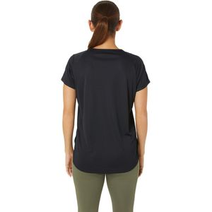Polo ASICS Performance Black Preto Mujer