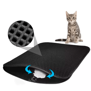 Alfombra para Salida de Arenero de Gato 40x50cm – Negro