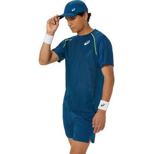Polo ASICS Match Actibreeze Ss Top Azul Hombre
