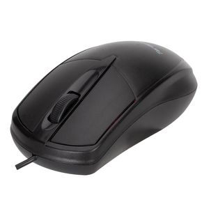 Mouse alámbrico Teraware MO-048 1000 dpi, 3 botones, negro