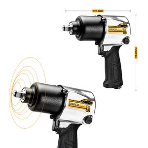 Llave de Impacto Neumática 1/2" Ingco AIW12562