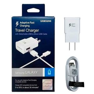 Cargador Samsung Micro USB V8 Fast Charger S6 S7 Original 2A Blanco