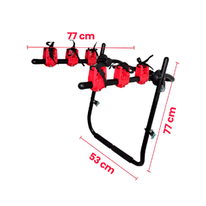 Rack Porta Bicicleta Para Auto o Camioneta Para 3 Bicicletas
