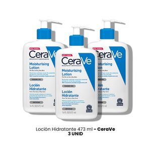 Cerave Loción Hidratante 473 ml 3 Unidades