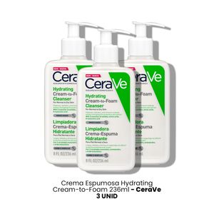 Limpiador Crema Espumosa Hydrating Cream to Foam 236ml