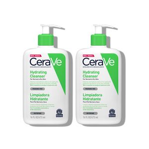 Cerave Crema Limpiadora Hidratante Hydrating Cleanser 473ml 2 Unidades