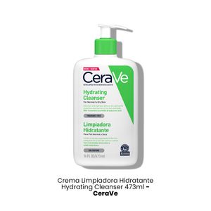 Cerave Crema Limpiadora Hidratante Hydrating Cleanser 473ml