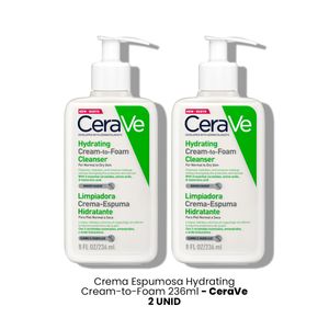 Limpiador Crema Espumosa Hydrating Cream to Foam 236ml 2 Unidades