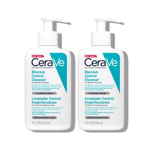 Cerave Gel Limpiador Blemish Control 236ml 2 Unidades