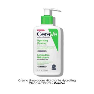 Cerave Crema Limpiadora Hidratante Hydrating Cleanser 236ml