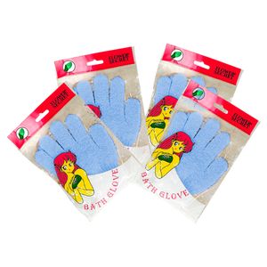 Guantes de baño Celeste Flower Secret 2 Pares
