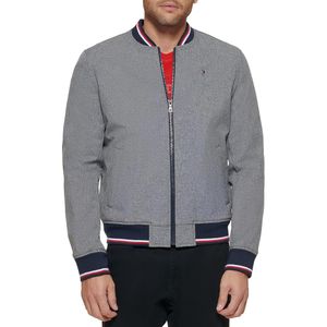 Casaca Tommy Hilfiger de punto acanalado para hombre