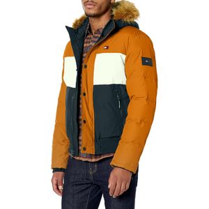 Casaca Tommy Hilfiger bomber acolchada de tela ártica para hombre