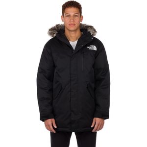 Casaca The North Face larga con capucha para hombre