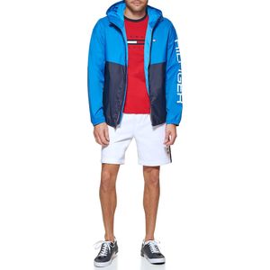 Casaca Tommy Hilfiger impermeable ligera con capucha para hombre
