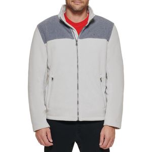 Casaca Tommy Hilfiger de forro polar con cremallera para hombre