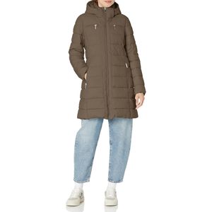 Casaca Tommy Hilfiger larga con capucha para mujer
