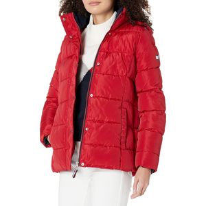 Casaca Tommy Hilfiger acolchada para mujer
