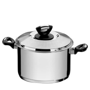 Olla sSolar Tramontina Triple Con Tapa Y Asas De Baquelita 20 Cm 4,6 L