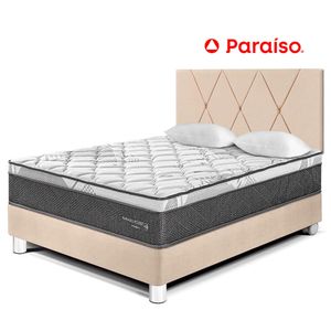 Dormitorio Pocket Star 2 Plazas Cabecera Loft Champagne