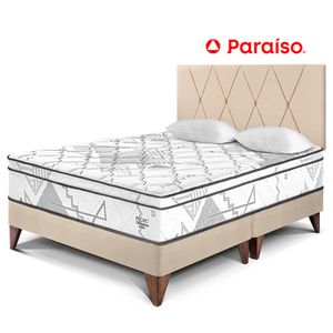 Dormitorio Europeo Pocket Advance Queen Champagne