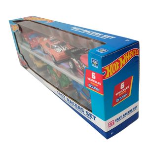 Vehículo de Juguete HOT WHEELS Pullback 13Cm 6 Pack