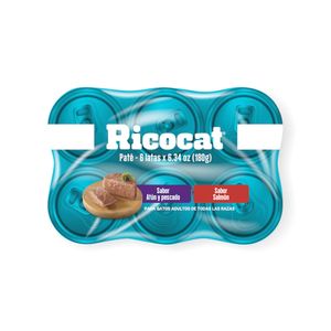 Comida para Gatos RICOCAT Adulto Six Pack Paté