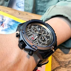 Reloj Casual Naviforce Nf-9110 para Hombre en Negro