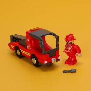 Transporte Construcción de Madera con Personaje S
