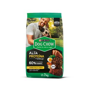 Comida para Perro DOG CHOW Adulto todos los tamaños sabor carne pollo y huevo Bolsa 7.5kg