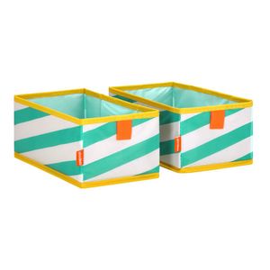 Set 2 Organizadores de Tela Plegables Infantil 14x28x11 cm