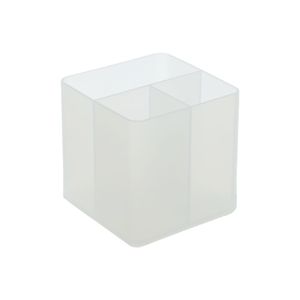 Porta Bolígrafos Plástico transparente 10,2x10,2x10,2 cm