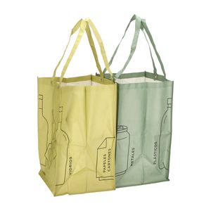 Set 2 Bolsas para Reciclaje 30x30x48 cm