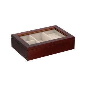 Joyero de Madera con Tapa 21x14x5,3 cm