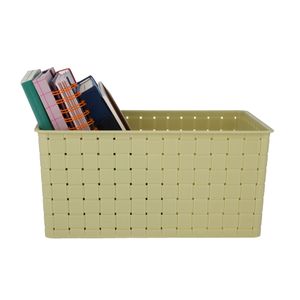 Canasto Plástico trenzado 31x22,5x14,5 cm