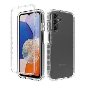 Case para Samsung A15 , Protección 360, 3 en 1, transparente
