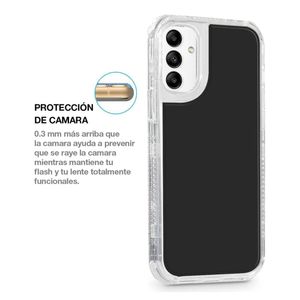 Case para Samsung A05s protección 360, 3 capas de protección, negro
