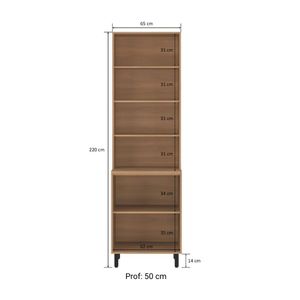 Modulo de Cocina Torre Havana 2 Hornos 4 Puertas MDP 65cm CasaMia