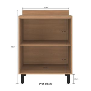 Modulo de Cocina Bajo Havana 2 Puertas MDP 70cm CasaMia