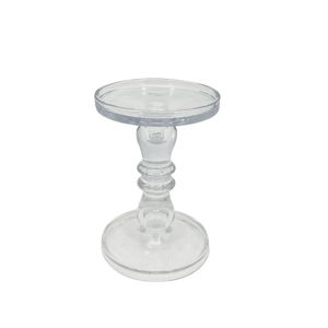 Candelabro Transparente 20 cm