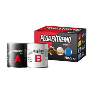 Pegamento Líquido Soldimix Pegaextremo Negro 900gr
